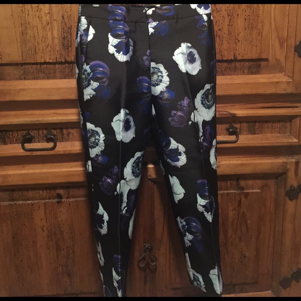 J.Crew Patio Pant in Violet Poppy